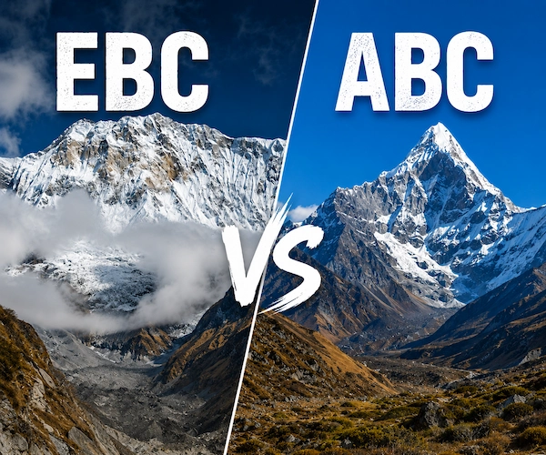 EBC vs ABC Trek