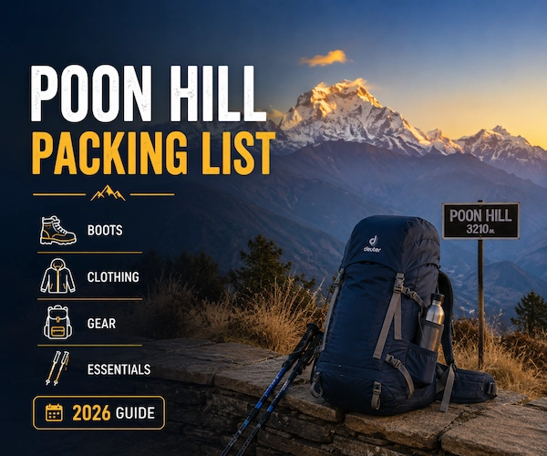 Ghorepani Poon Hill Trek Packing List