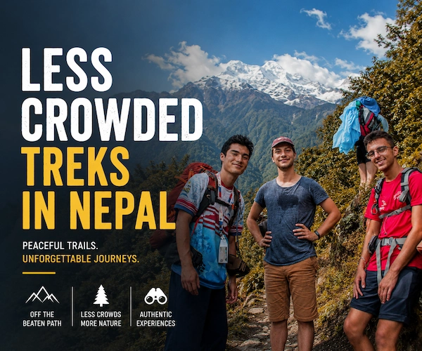 Less Crowded Treks in Nepal