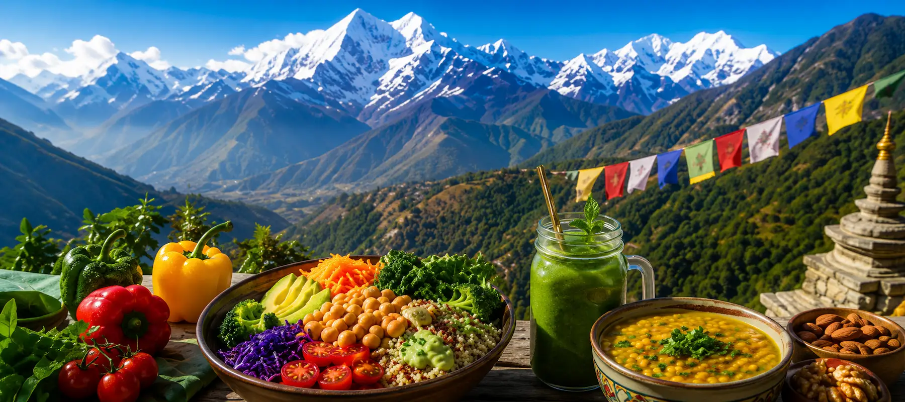Nepal Trekking for Vegeterian and Vegans
