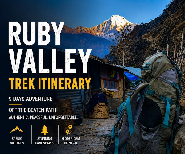 Ruby Valley Trek Itinerary