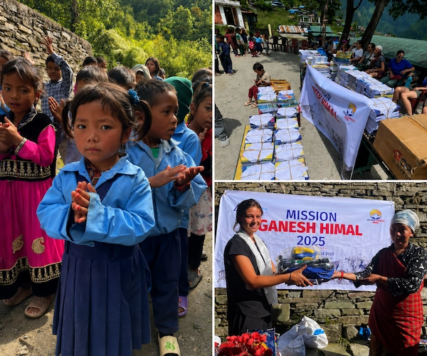 CSR - Mission Ganesh Himal, Distributing Education Materials to Needy Students in Remote Area of Ruby Valley