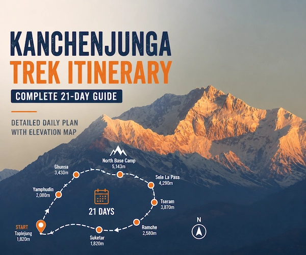 Kanchenjunga Trek Itinerary