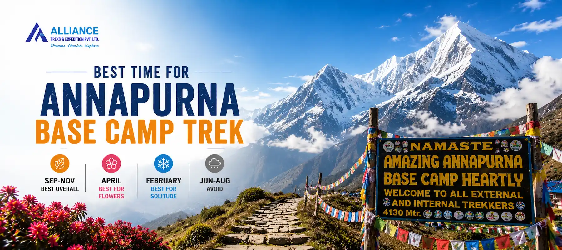 Best Time for Annapurna Base Camp Trek